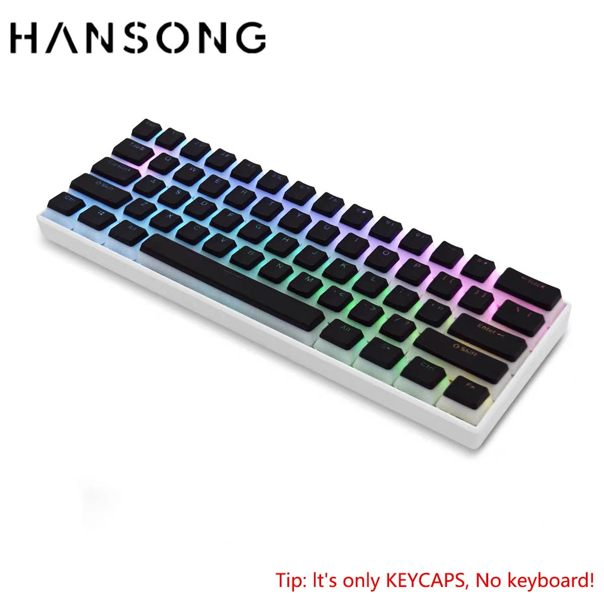 Teclas Pudding de 129 teclas, teclas PBT de doble disparo para 60 80, 100% de diseño, perfil OEM para teclado mecánico RGB para juegos translúcido