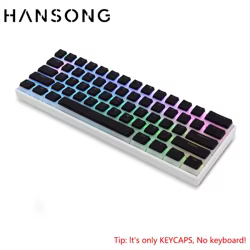Keycaps PBT Pudding Doble Disparo Perfil OEM para Teclado RGB
