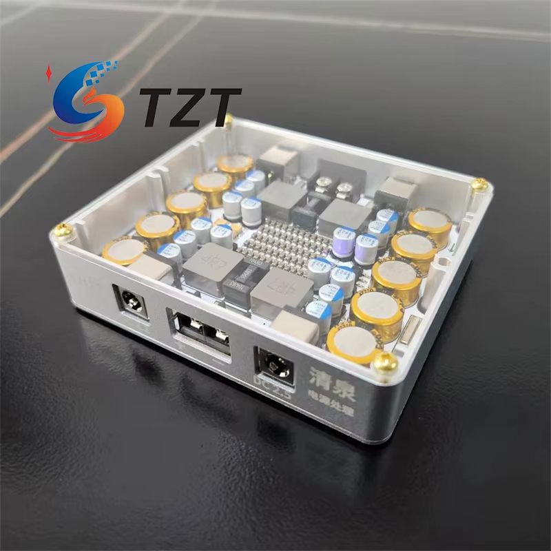 El purificador de potencia HiFi de alta potencia TZT admite hasta 20 A 25 V y para amplificadores NAS Mini PC y computadora portátil