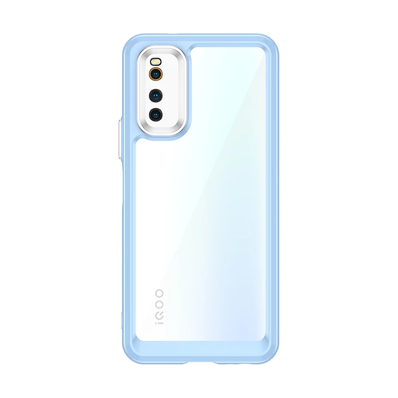 Funda protectora colorida para iQOO Neo 5/Lite/Neo 3/Neo Z1/iQOO 7 5G(India), cubierta trasera a prueba de golpes - imagen 5