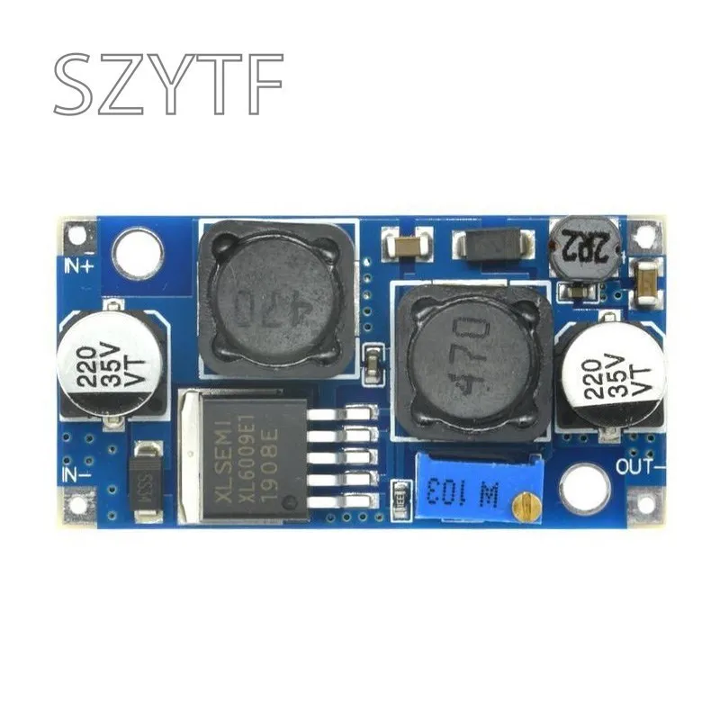 XL6009 DC-DC Módulo de refuerzo de potencia de salida de alimentación ajustable Super LM2577 Step-Up - imagen 3