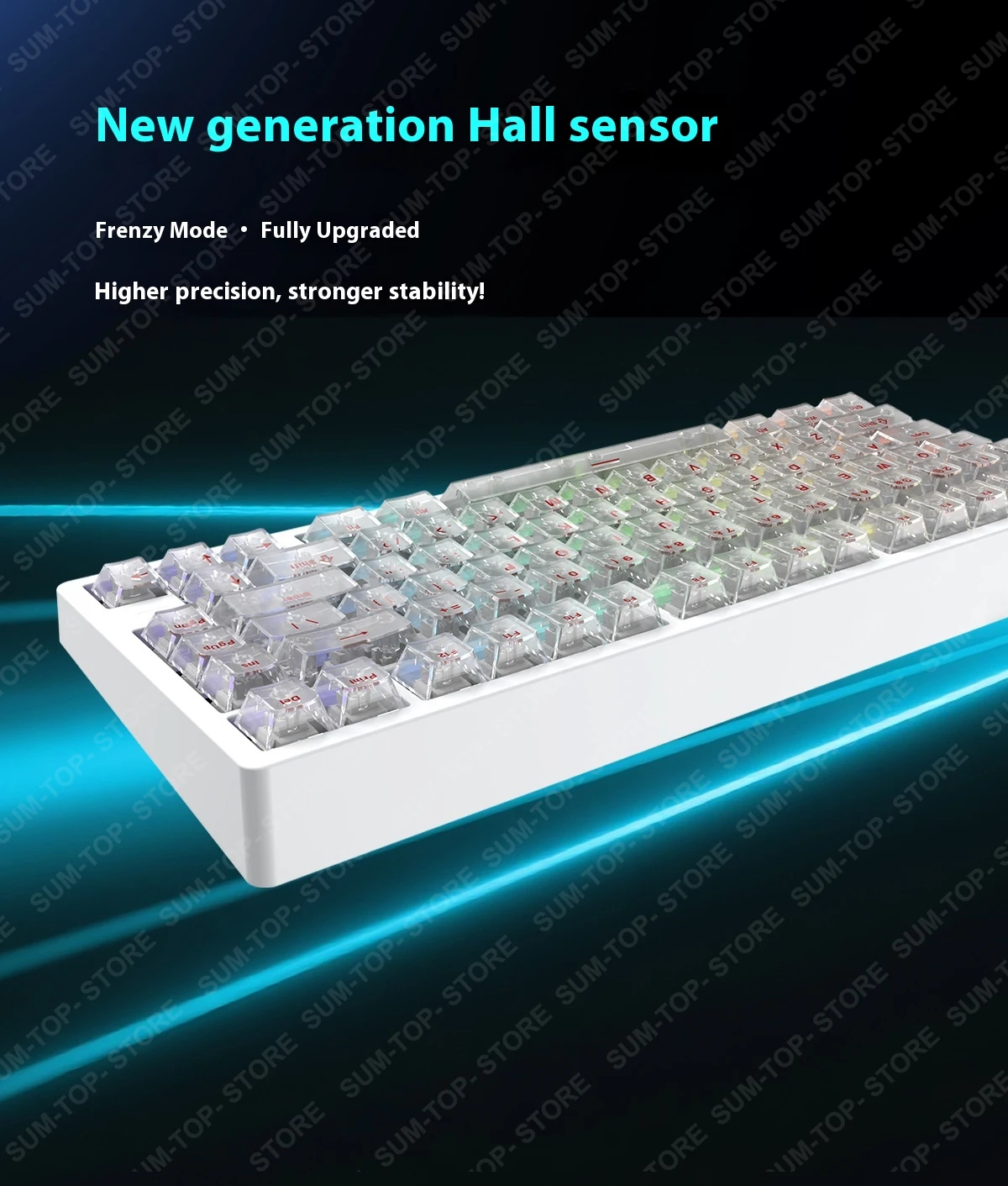 IROK Carotmas Mars75 Pro Mercury68 mars68 pro teclado mecánico magnético para juegos 75% 0.001mm 8K 0.125ms teclado para jugadores con cable - imagen 4