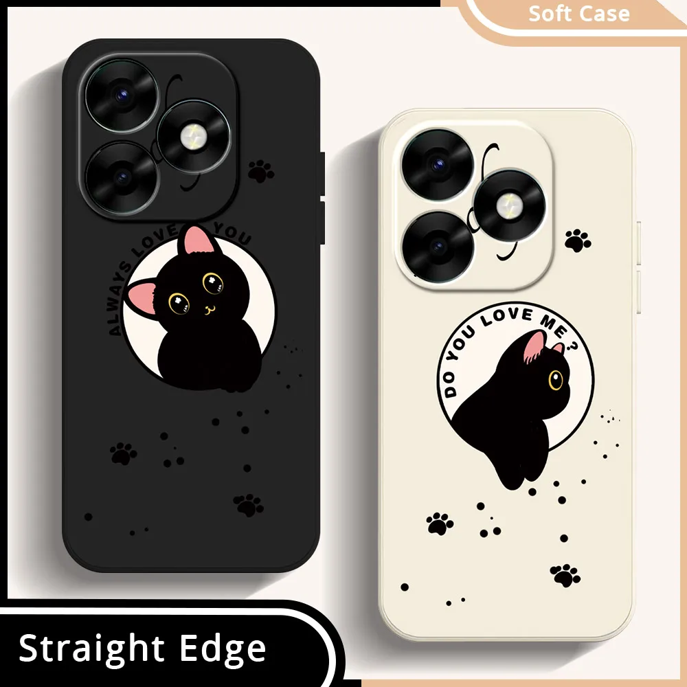 Funda de teléfono para Itel S23 Plus S23 + A70 Itel A60S A60, carcasa trasera a prueba de golpes, silicona suave TPU, carcasa de dibujos animados de lujo a la moda - imagen 3