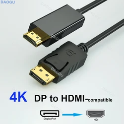 Cable DisplayPort a HDMI 4K 30Hz – Audio y Vídeo
