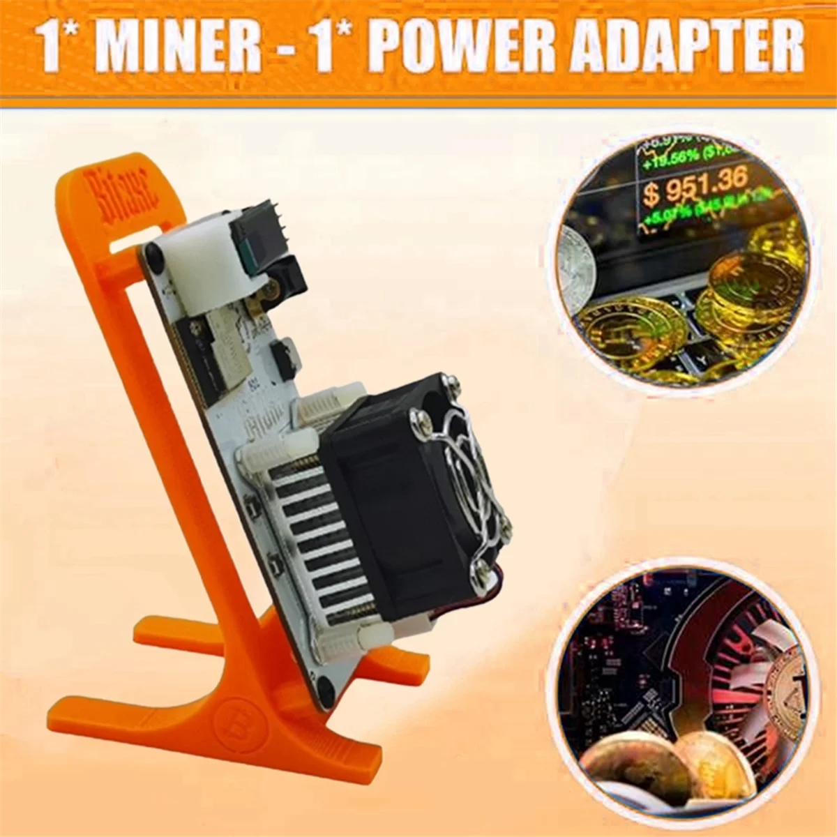 SuperSuper Bitaxe Gamma 601 Solo Miner 1.2TH/S BM1370 Asic Chip 18W de Antminer S21 Pro Crypto Miner Bitcoin gran oferta - imagen 4