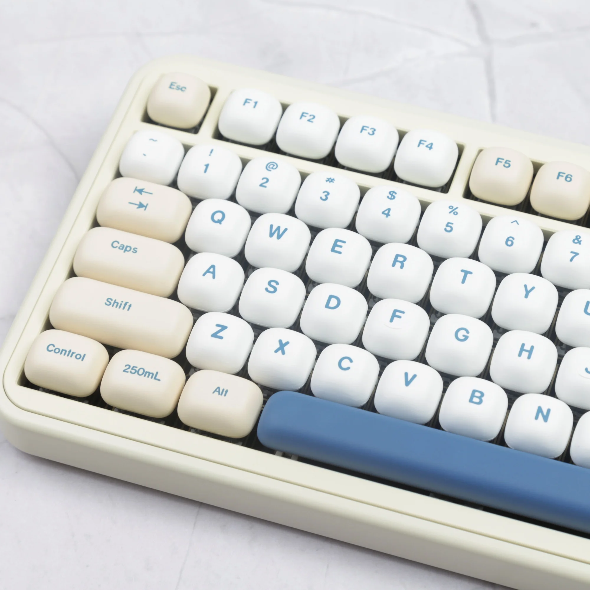 XDA Cherry OEM MOG leche de soja Keycap PBT teclas para Cherry Mx Switch Teclado mecánico para juegos 68 75 82 98 104 diseño personalizado