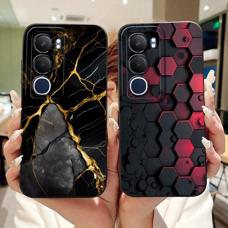Funda de teléfono con pintura de moda para Vivo Y19s, funda de silicona suave a prueba de golpes para Vivo Y19S V2419, fundas para parachoques - imagen 3