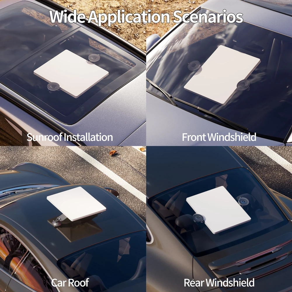 Para Starlink Mini Kit de montaje de ventosa para Starlink Mini montaje de techo solar funciona con soporte Original ventana trasera delantera de coche - imagen 5