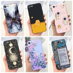Apple iPhone Funda Silicona Marmol Flores Delgada Moderna Duradera