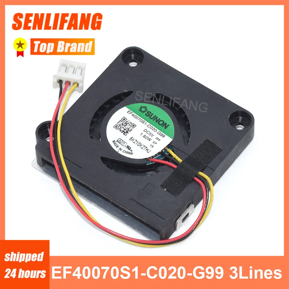 MF40070V1-D000-S99 de refrigeración para SUNON, ventilador de 3 líneas y 4 líneas, EF40070S1-C020-G99, DC5V, 4CM, 40x40x7MM, 1,65 W, 1,82 W