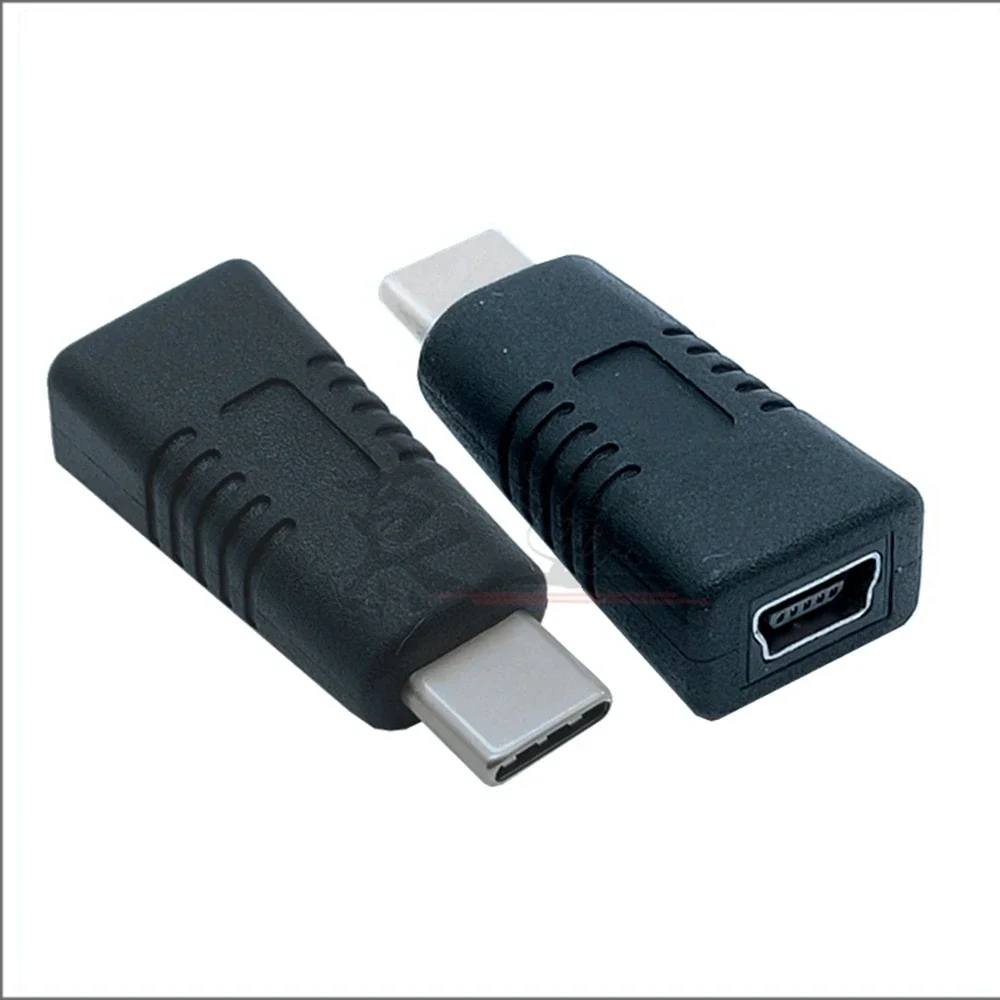 Adaptador Mini/Micro USB hembra A tipo C macho, cable de datos adaptador de carga hembra A tipo T/V8 - imagen 2