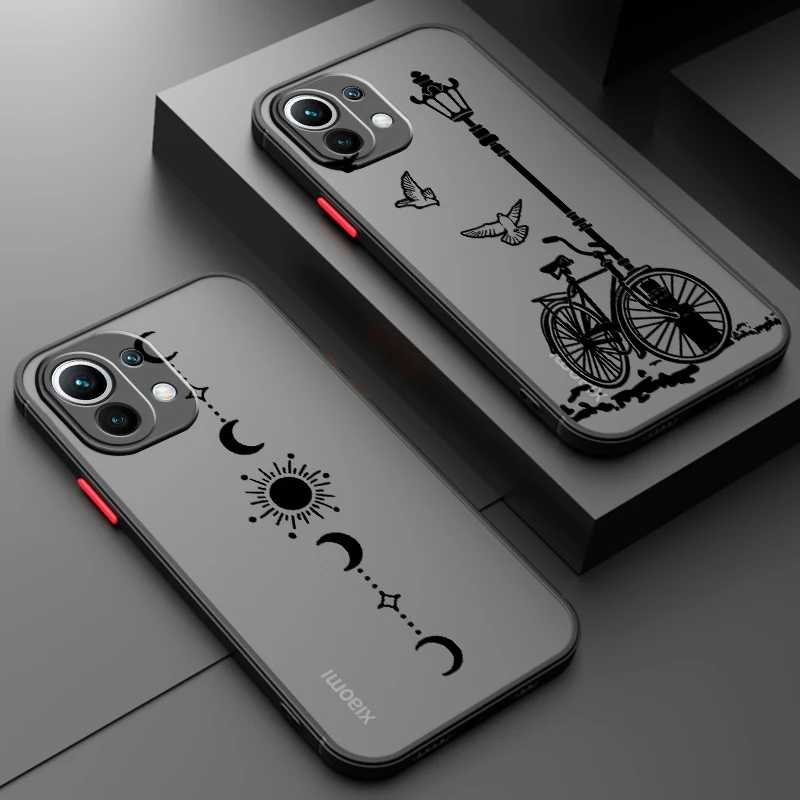 Lámpara de calle translúcida esmerilada para bicicleta, para Xiaomi Mi 13, 12, 12T, 11T, 11, 11i, 10T, 10, 9T, Pro Lite, Ultra 5G, mate - imagen 3