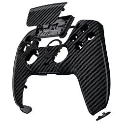 eXtremeRate LUNA Carcasa para Mando PS5 con Touchpad – Grafito Carbono