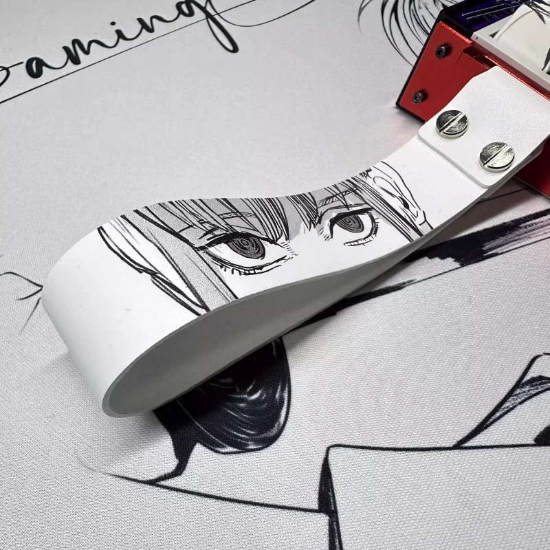 Cinta de teclado con tema Makima personalizada, correa de teclado mecánico de Anime, colgante de teclado DIY para regalos de decoración de wooting/aula - imagen 2