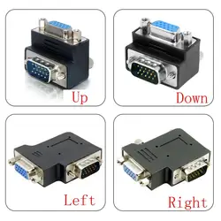Adaptador Extensor VGA Macho a Hembra – 90°