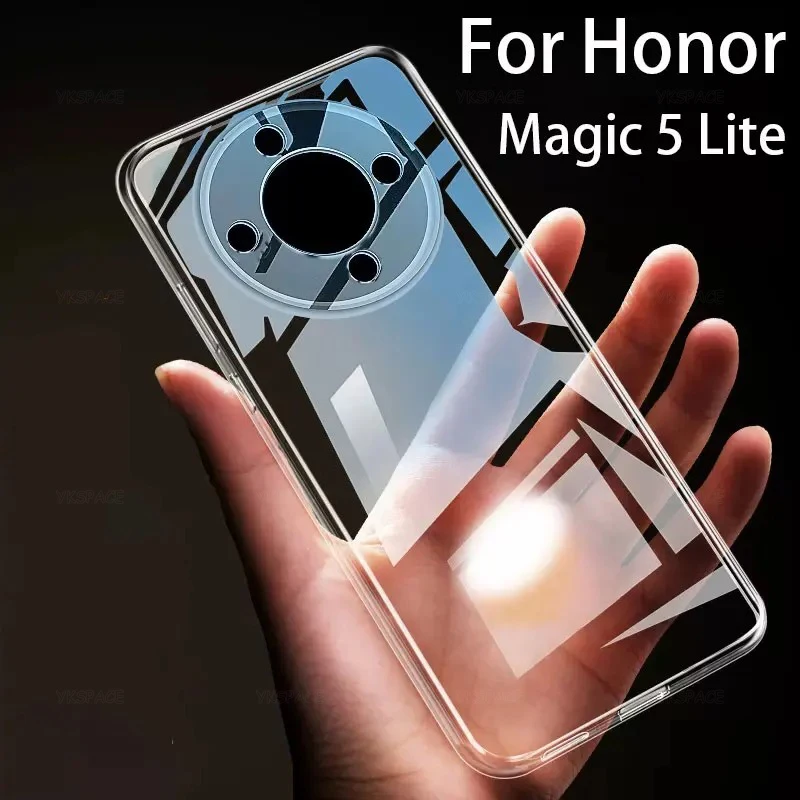 Funda de silicona transparente ultrafina para Honor Magic 3 4 5 6 7 Pro Lite Ultimate X8 X8A X8B X9 X9A X9B X9C funda de teléfono suave de TPU