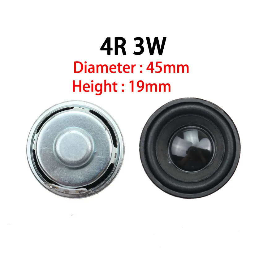 Cltgxdd-altavoz amplificador con arandela de goma, 2 piezas, 4R/8R, 3W, 5W, diámetro de 36mm/40mm/45mm/50mm - imagen 5