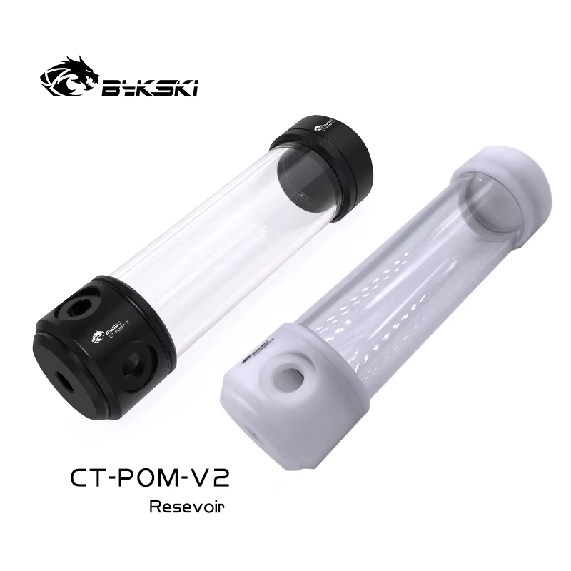 Bykski CT-POM-V2 Deposito Refrigerante PC Acrilico 2 Cilindros