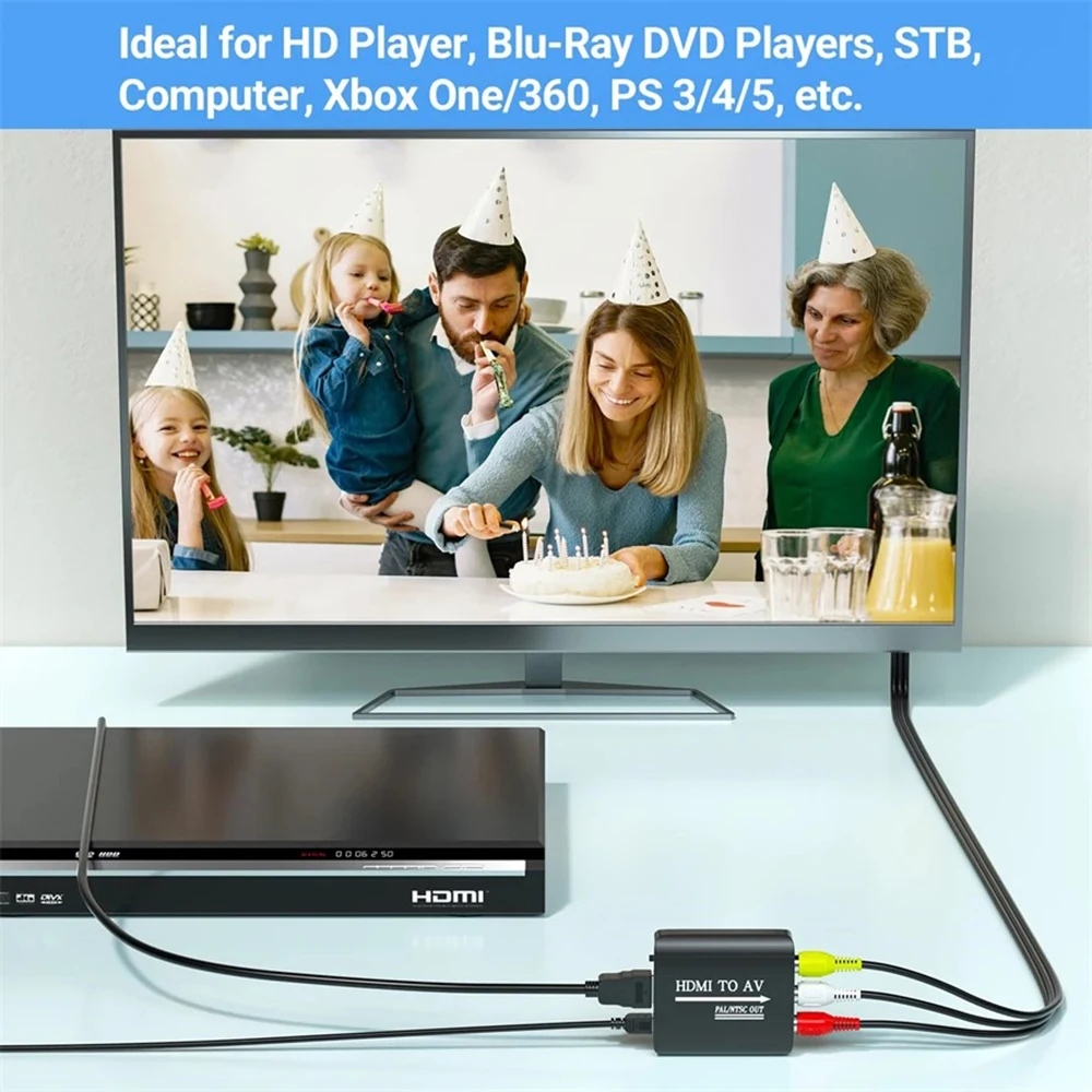 Adaptador AV a HDMI 1080p - RCA para N64, PS1/2/3, SNES - imagen 3