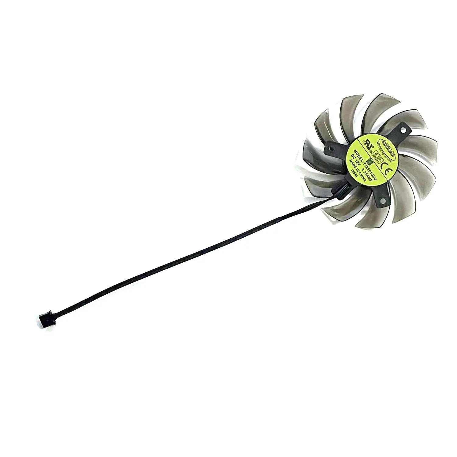 PLD08010S12H For GIGABYTE GT 730 760 630 220 440 graphics card fan 75MM 12V 0.25A GT440 GT610 GT730 GT760 GT 630 FanHD 6850 fan - imagen 3