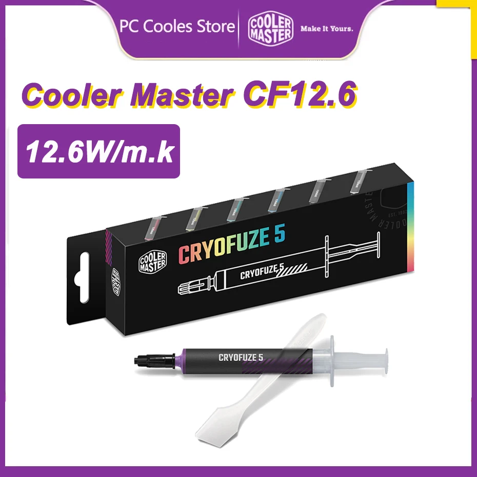 Cooler Master CF12.6 Pasta Térmica Avanzada para CPU y Tarjeta Gráfica