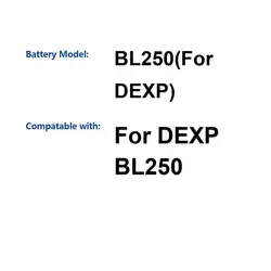 Batería para teléfono móvil 4000Mah estable para Dexp BL250