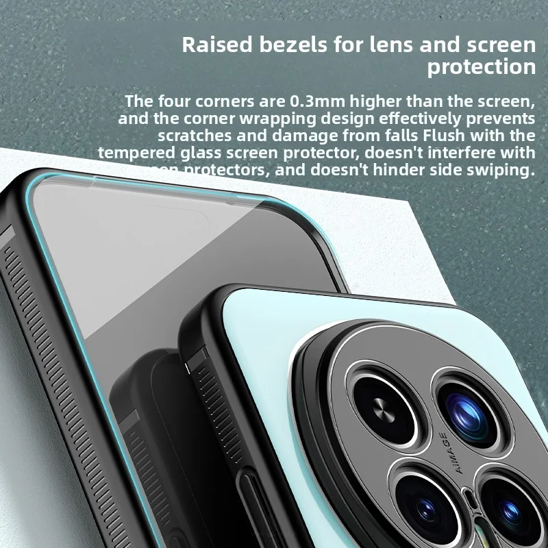 Para Huawei Honor Magic 8 Pro funda Fasion suave de cuero PU funda protectora trasera para Magic 8 7Pro funda completa para teléfono - imagen 3