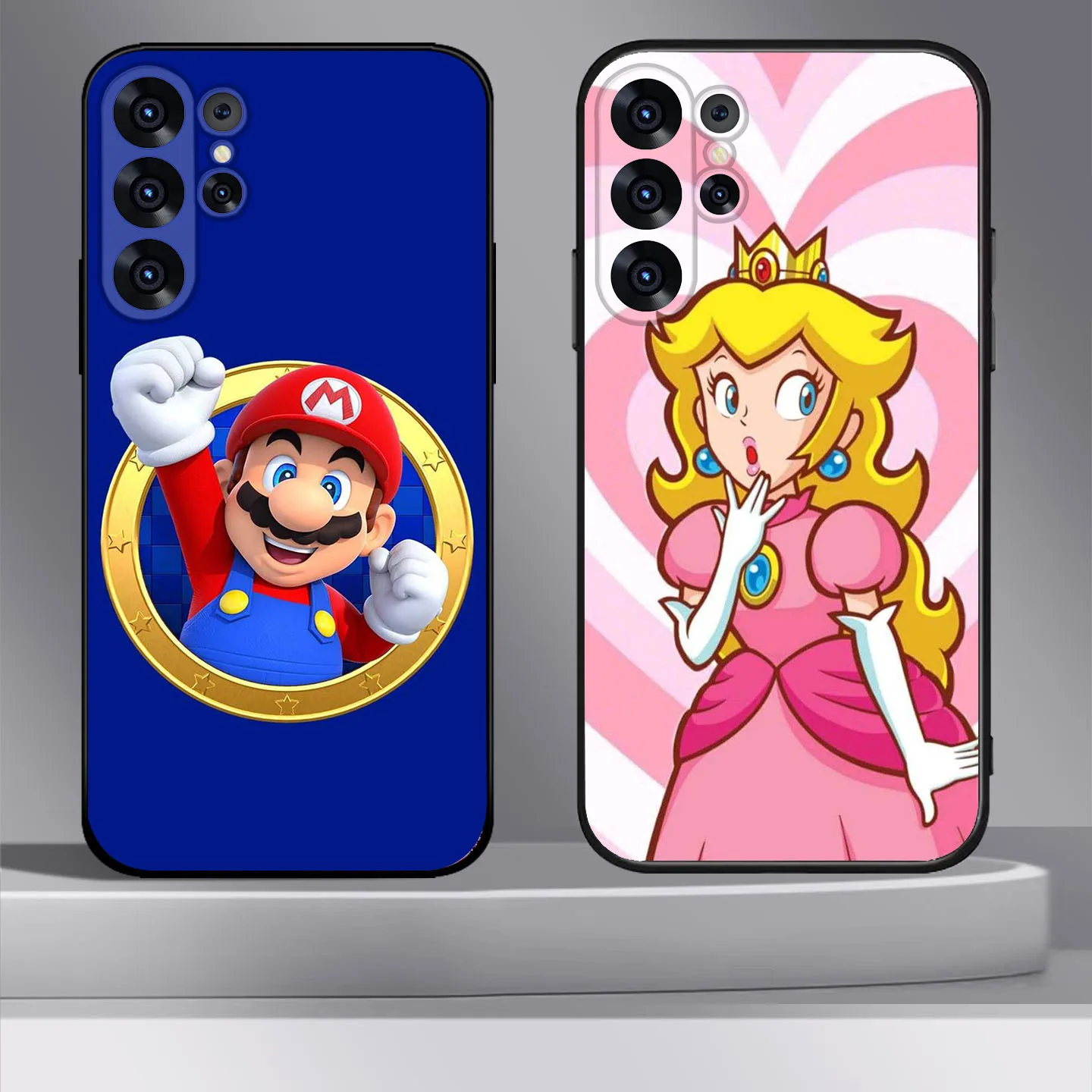 BK-25 funda blanda princesa melocotón para Xiaomi Redmi 8 8A 9 9A 9C 9T 10 10A 10C 10X 13 13C 14C NFC Prime - imagen 5