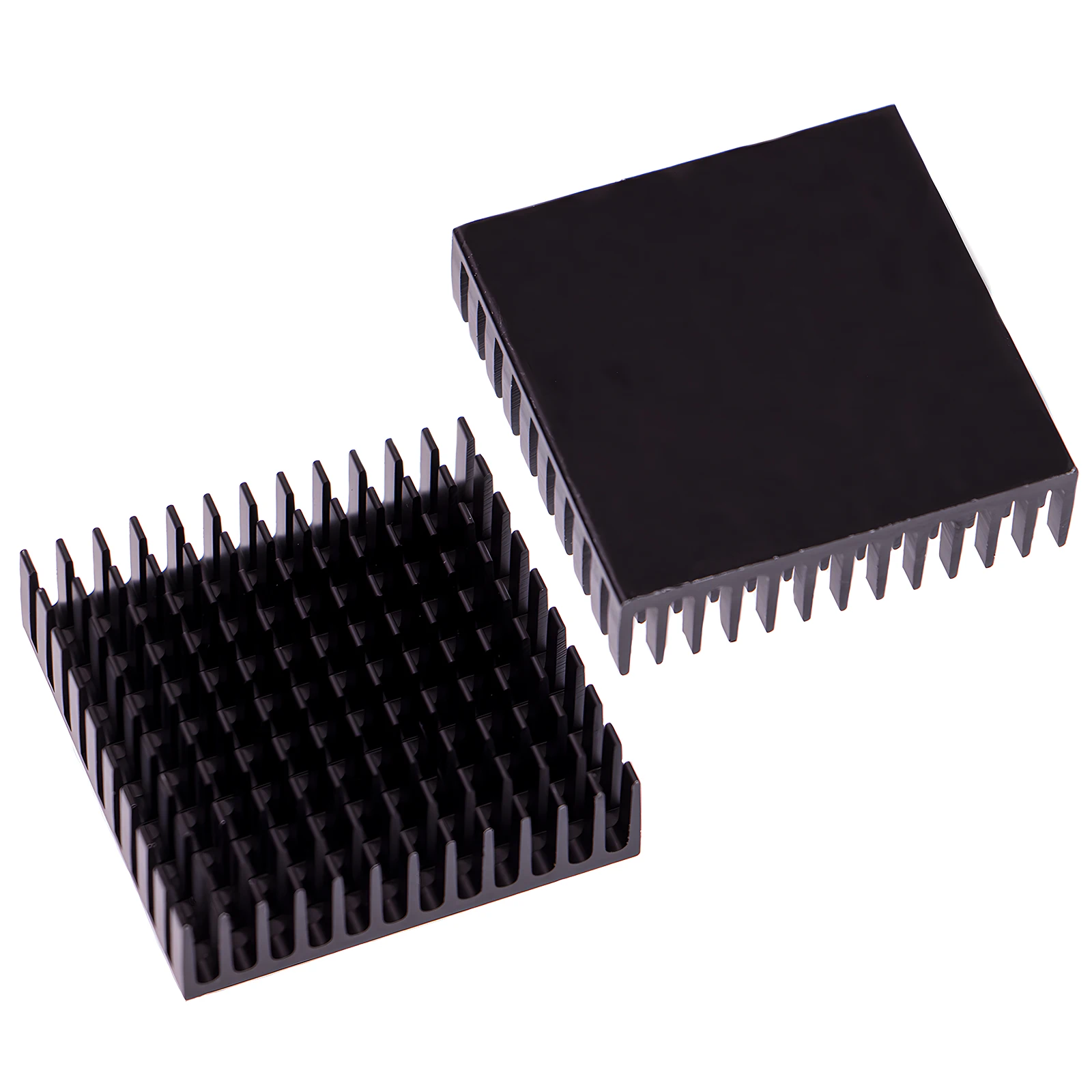 1 Uds radiador de aluminio IC disipador de calor con ranura disipador de calor para Chip electrónico almohadillas frías 22x22x1 0/28x28x6/28x28x20/40x40x11mm - imagen 3