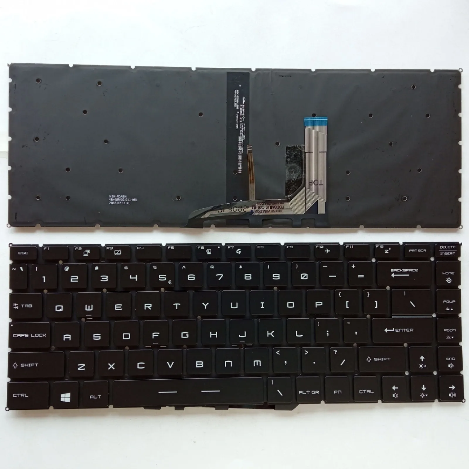 Diseño US RU para MSI GF63 GS65 9RCX 9SCSR 8RD 9SCXR 8RC Thin 10SCXR 10UD 10UC 10SC/GF65 Thin 10UE 9SEXR 10SCSR 9SE teclado - imagen 3