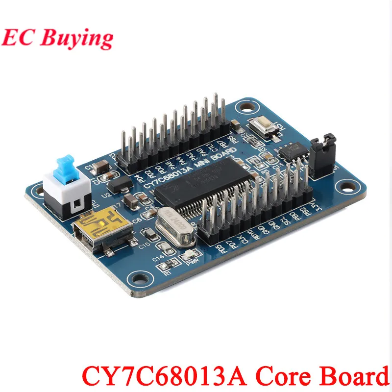 EZ-USB FX2LP CY7C68013A Analizador lógico USB Placa de desarrollo de módulo central EEPROM 16K 24LC128