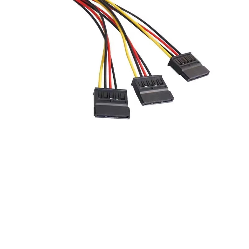 Cable Splitter Molex 4 pines a 3 SATA – 22cm - imagen 2