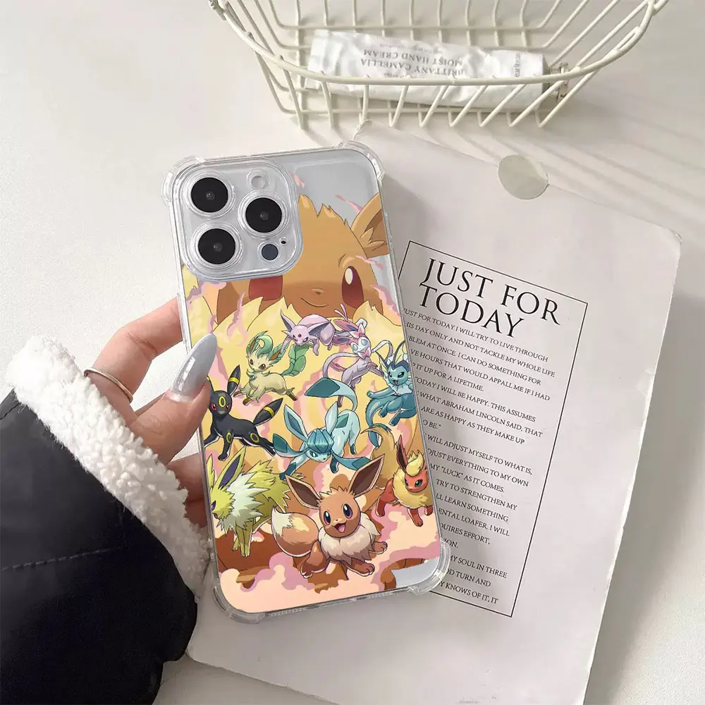 Funda de teléfono Anime Pikachu Gengar Charmander para Samsung Galaxy S25 S24 S23 S22 S21 S20 Note20 Edge FE Ultra Plus 4G 5G anticaída - imagen 4