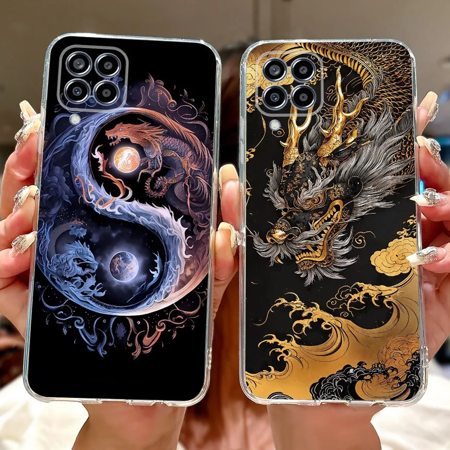 Para Samsung Galaxy M33 M53 funda SM-M336B SM-M536B funda pintada de flores coloridas funda de silicona suave para Samsung M33 M 53 5G bolsas - imagen 5