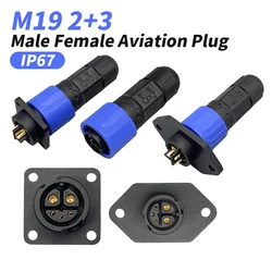 Conector M19 Aviación 2+3 – Enchufe Carga Batería Litio E-Bike