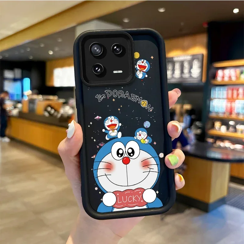 Doraemon-funda de teléfono para XIAOMI 14, 13, 12, 11 T Pro, 13, 12, 11 Lite, Poco F6, F5, X5, X3 Pro, NFC, Linda funda de teléfono de dibujos animados antideslizante - imagen 4