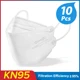 10pcs white mask