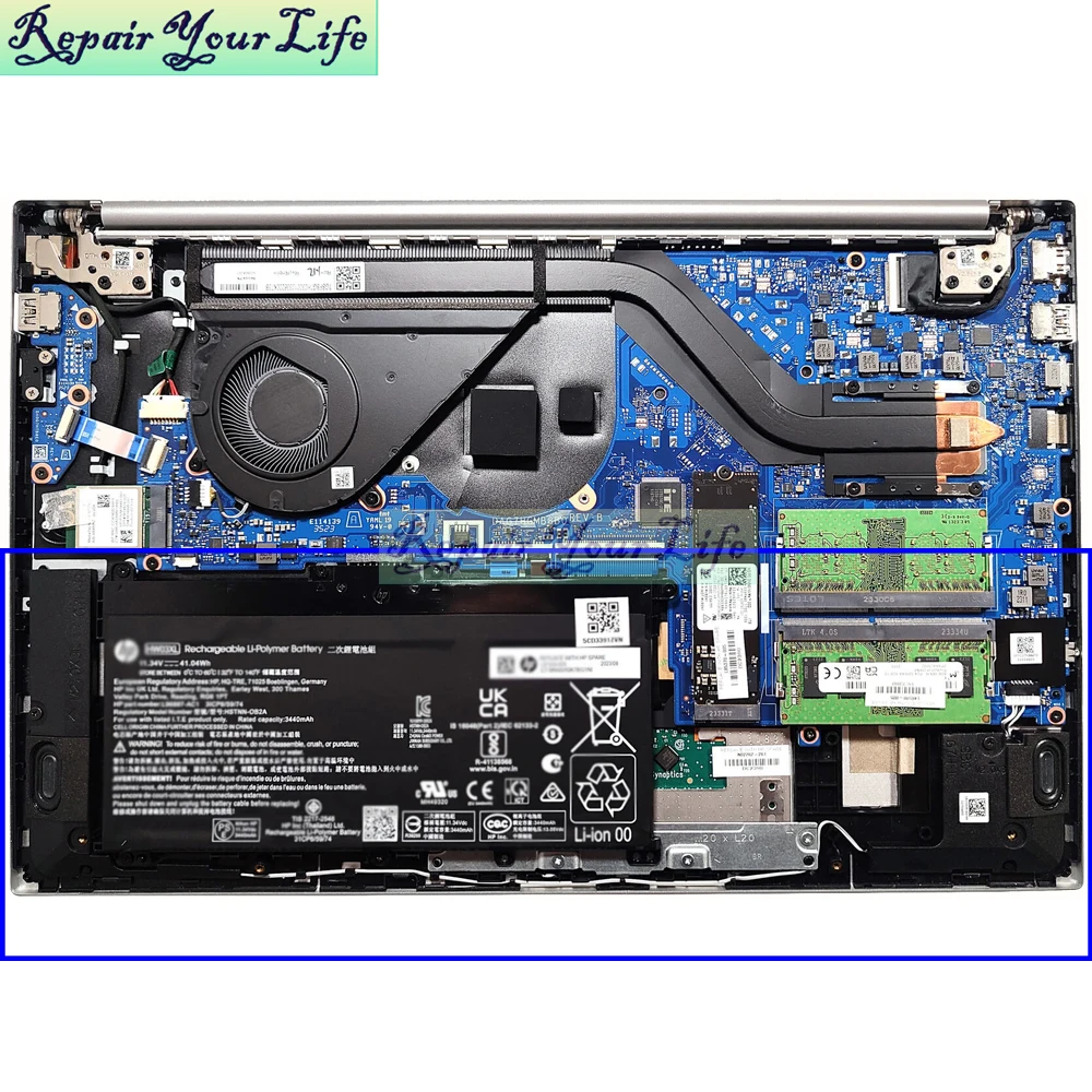 Altavoz fijo para PC portátil HP Pavilion 15-EG 15-EH TPN-Q245 TPN-Q246 M08943-001 VANDNPB2514010 altavoz Audio altavoces internos - imagen 5