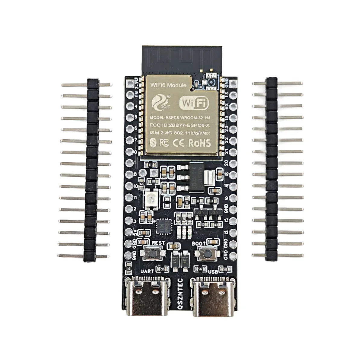 ESP32-C6 ESP32 WiFi + Bluetooth Internet des objets double carte de développement type-c carte de base ESP32-C6-DevKit fil C/Zigbee