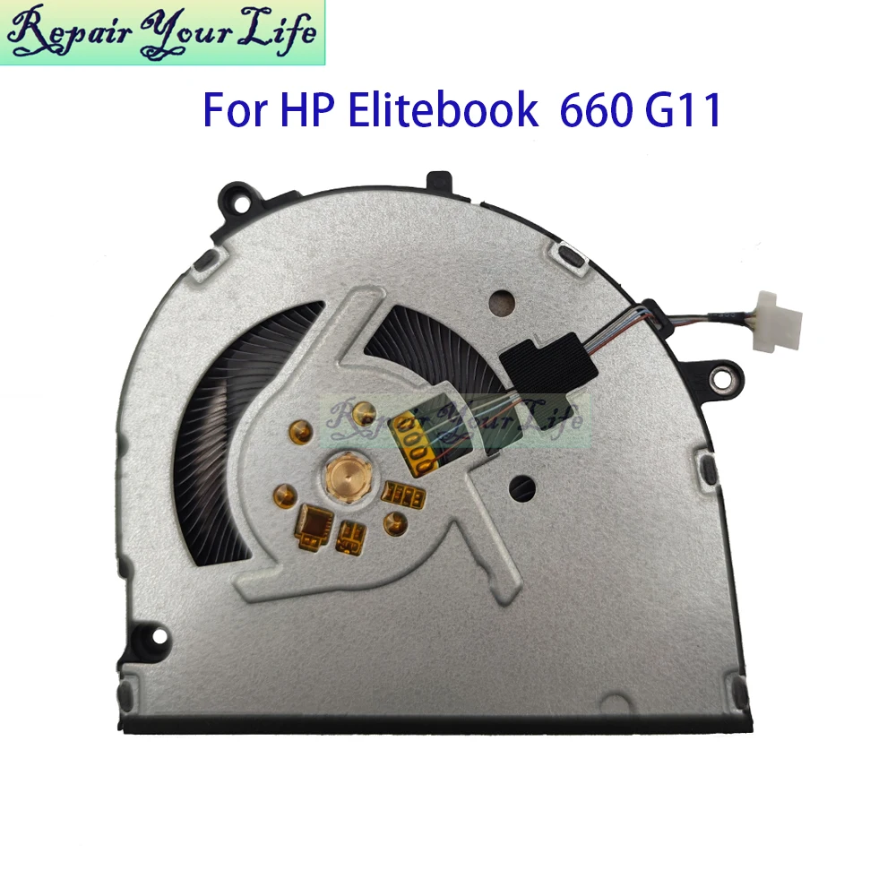 Ventilador de refrigeración de CPU para HP EliteBook 660 G11 HSN-038/039C N99269-001 N99270-001 ND75C39-23H04 23H05 Notebook PC radiador nuevo