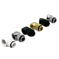 Adaptador Codo G1/4 90° Giratorio 360° para Refrigeración Líquida