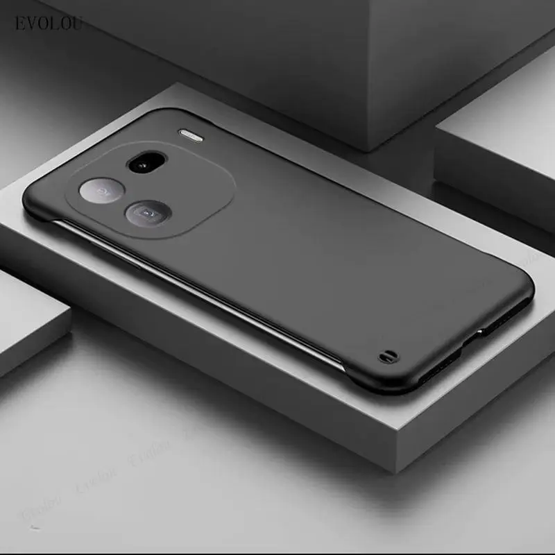 For Vivo IQOO 12 Pro IQOO12 5G Ultra Thin Frameless Skin Matte Hard PC Phone Cover For IQOO 12pro Borderless Shockproof Case - imagen 5