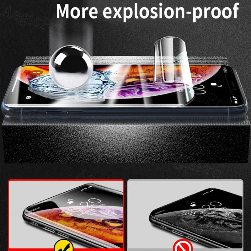 Película de hidrogel HD de 3 uds para IPhone 17/ 17 Pro/ 17 Pro Max/Air para IPhone 16/15/14/13/12/11 Pro Max película protectora cobertura completa - imagen 3