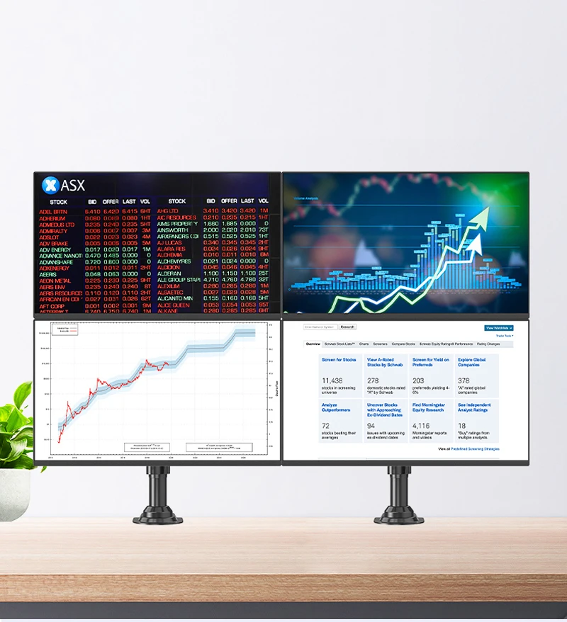 Soporte Monitor - Movimiento completo