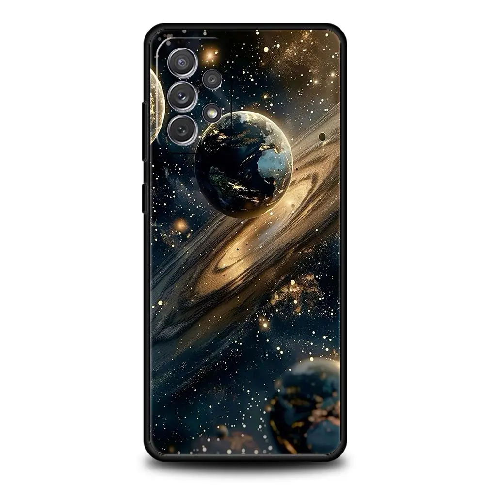 Funda de teléfono Moon Galaxy Universe para Samsung A51 A71 A72 A21S A11 A15 A25 A31 A41 A23 A33 A53 A73 A03S A05S A13 5G A35 A55 - imagen 5