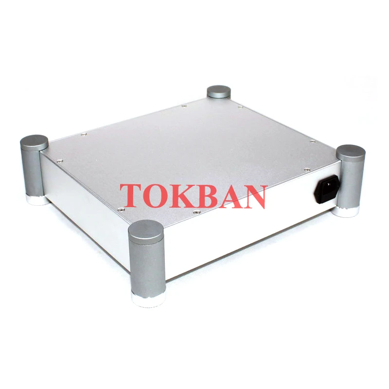 Tokban Audio-carcasa de chasis de amplificador de tubo de aluminio, carcasa de preamplificador HIFI DIy, WA82, 320x70x280mm - imagen 3