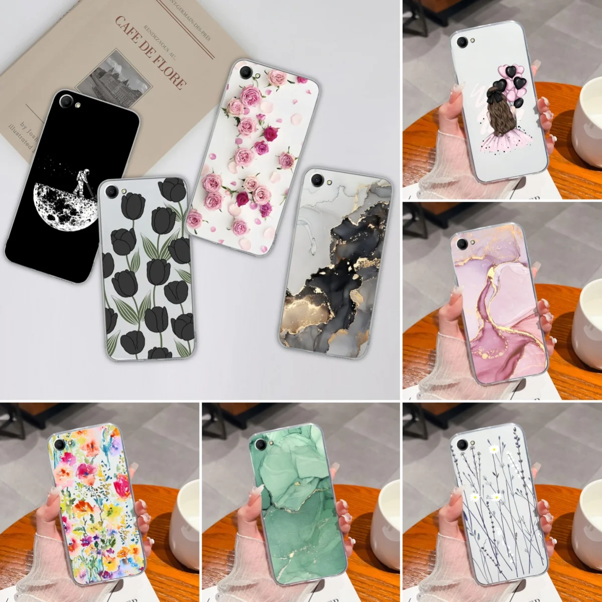 Funda con pintura de tinta para Oppo A3 Pro, fundas de teléfono creativas, suave, delgada, TPU, silicona, anticaída, transparente, cubierta trasera protectora