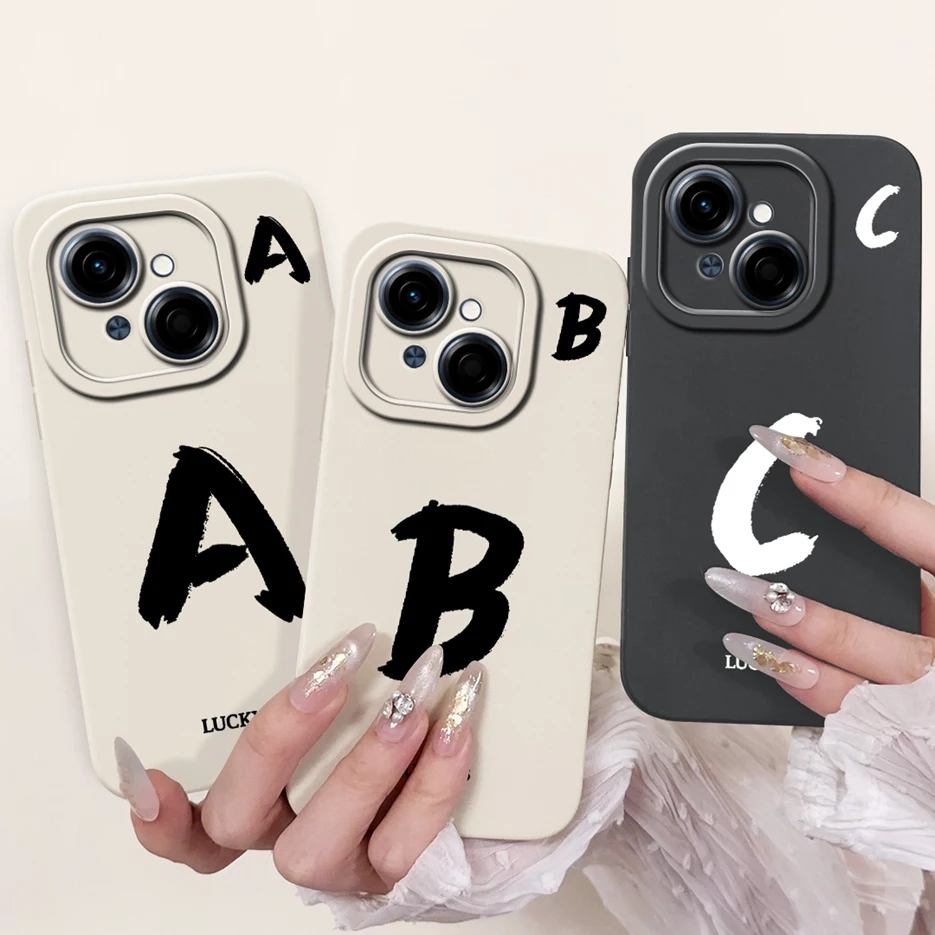 Para Tecno Spark Go 1 1S funda KL4h lindas letras de la suerte funda de teléfono a prueba de golpes para Tecno Pop 9 4G SparkGo1 S Fundas suaves Coque - imagen 2