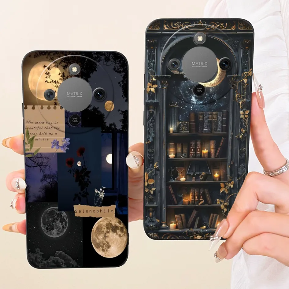Para Honor X9D 5G funda de lujo volcán pintado de silicona suave TPU protección de cámara cubierta de teléfono para Honor Magic8 Lite HonorX9d Capa - imagen 4