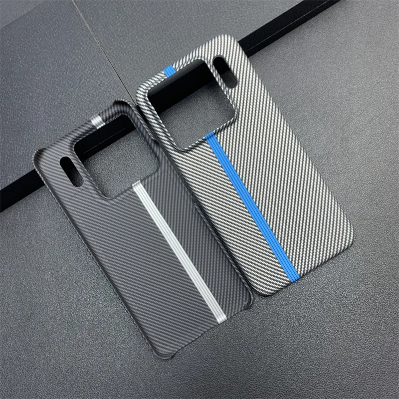 Funda de teléfono mate delgada con textura de rejilla de fibra de carbono para Xiaomi Redmi K50 K60 K70 Ultra K80 Pro 5G PC cubierta dura a prueba de golpes